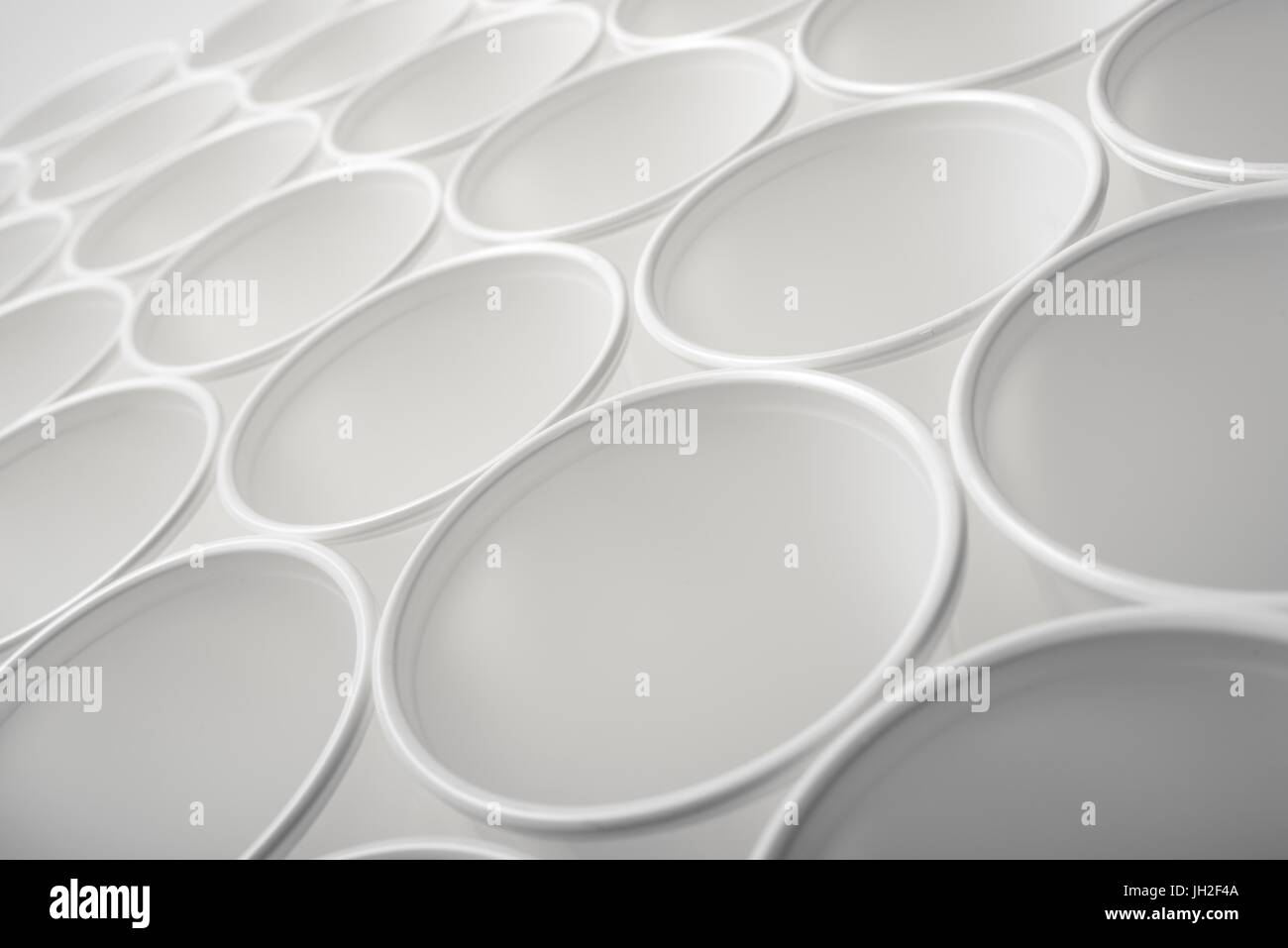 Large group of disposable plastic cups Stock Photo Alamy