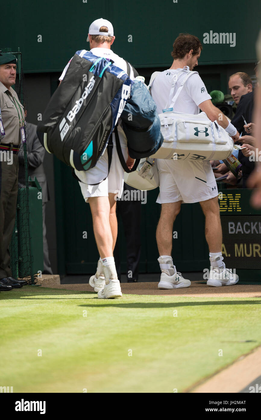 Wimbledon, London, UK. 12th July, 2017. The Wimbledon Tennis