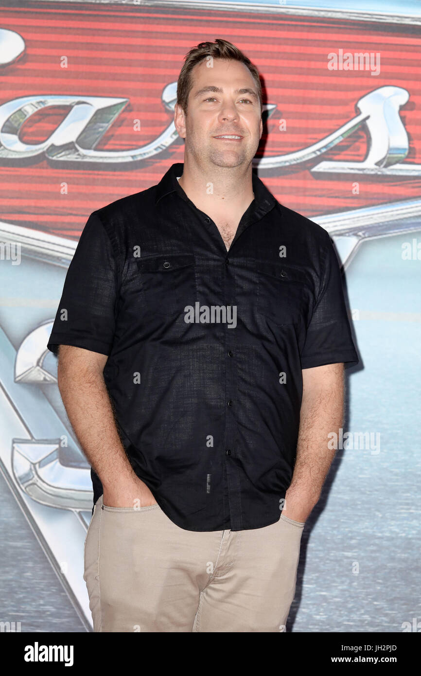 Rome, Italy. 12th July, 2017. Rome, hotel Parco dei Principi, photocall animation film 'Cars 3'. In the photo: Brian Fee Credit: IPA/Alamy Live News Stock Photo
