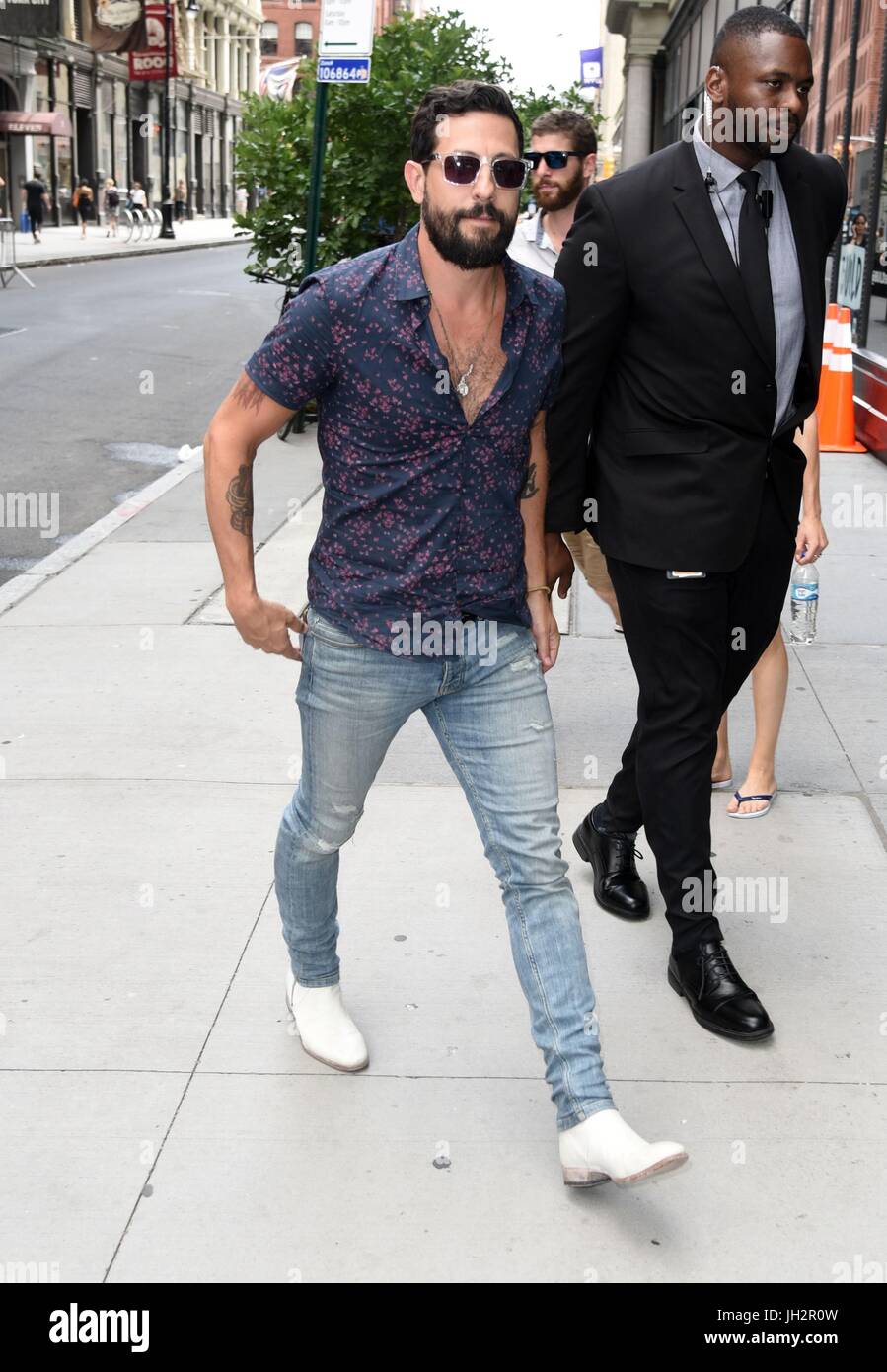 New York, NY, USA. 12th July, 2017. Matt Ramsey, of Old Dominion out