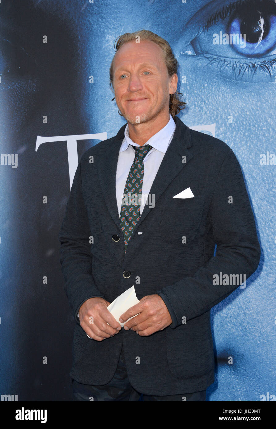 Los Angeles, USA. 12th July, 2017. Actor Jerome Flynn at the season seven premiere for "Game of