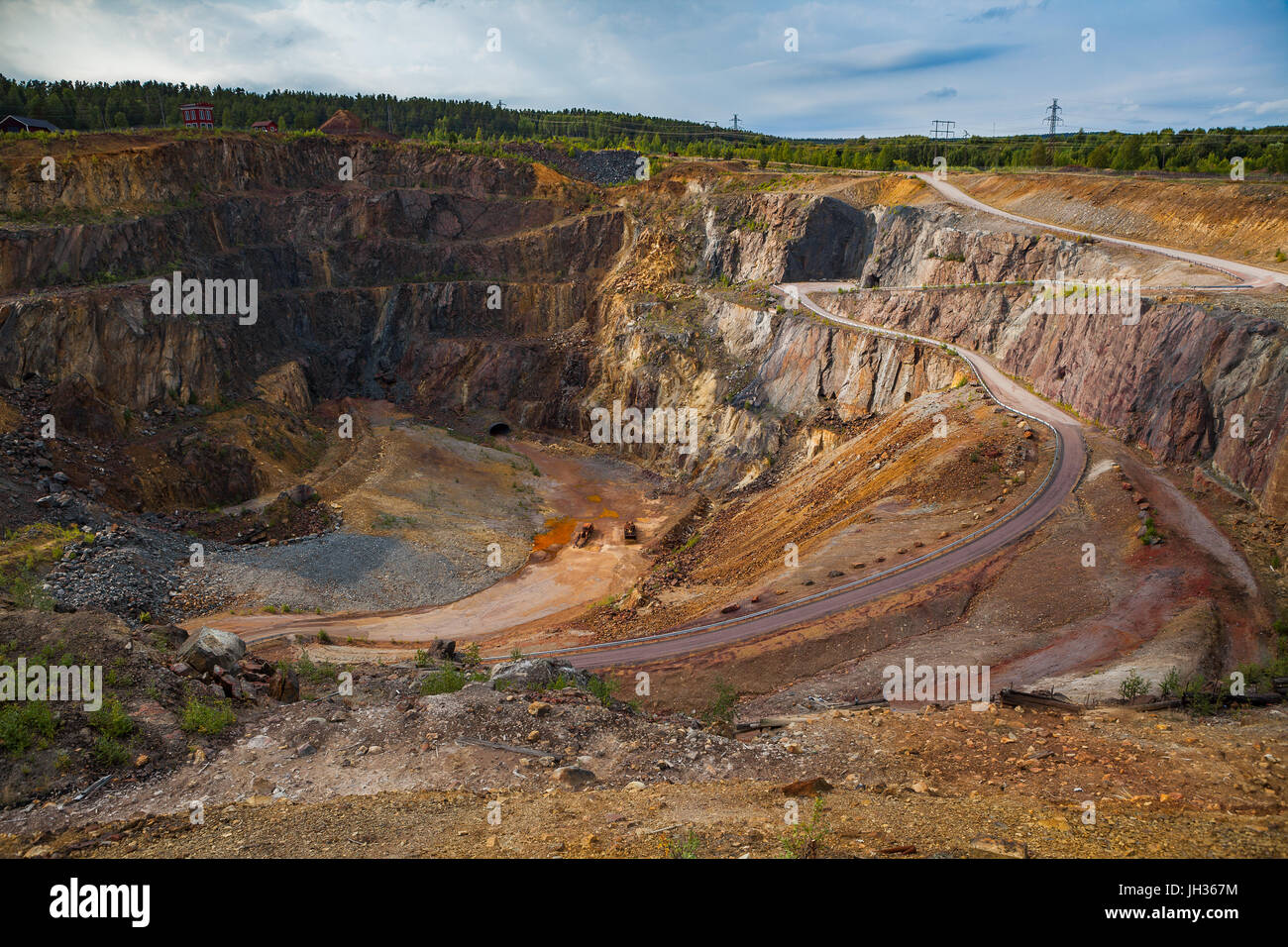 Mining Area of the Great Copper Mountain in Falun, Sweden UNESCO
