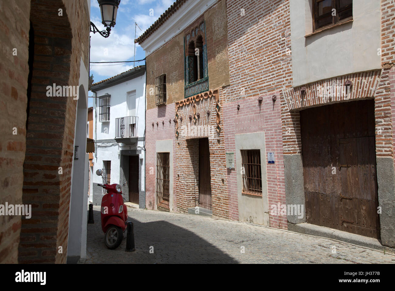 Casa del Ajimez House, Boticas Street; Zafra; Extremadura; Spain Stock Photo