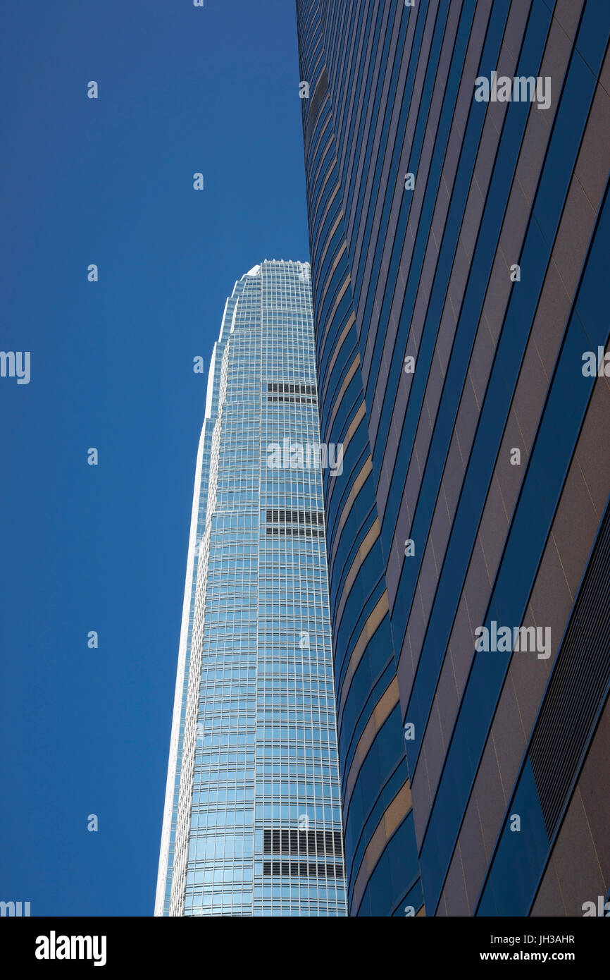 Modern high rise office buildings in the city of Hong Kong, China Stock ...