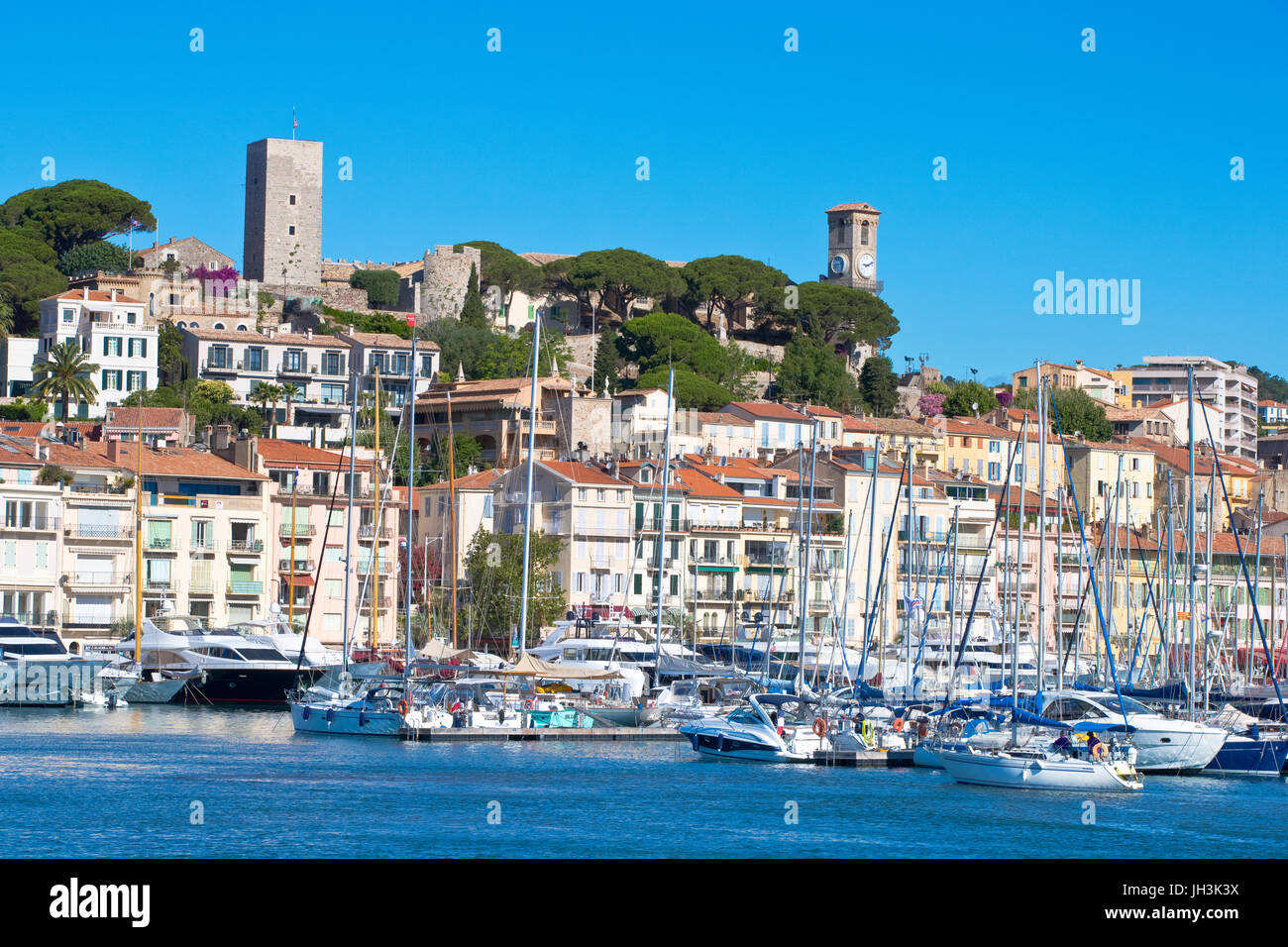 Old port, Le Suquet, Cannes, France Stock Photo