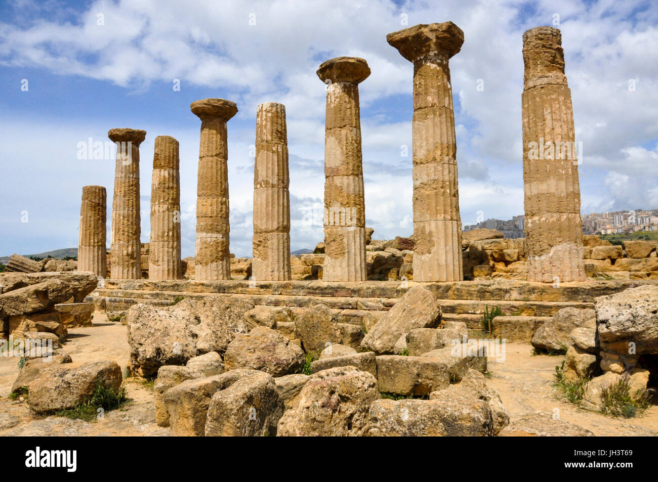 Temple of Heracles Stock Photo