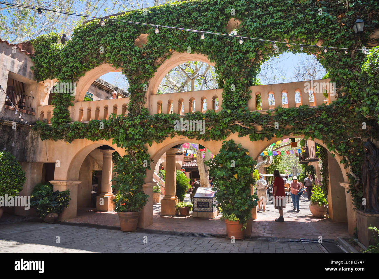Tlaquepaque, Arts & Crafts Village, Sedona, Arizona; USA Stock Photo