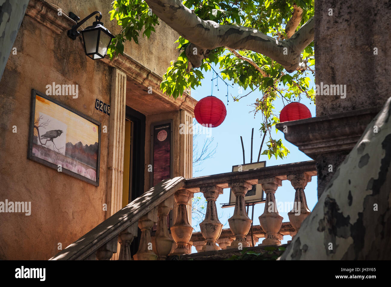 Tlaquepaque, Arts & Crafts Village, Sedona, Arizona; USA Stock Photo