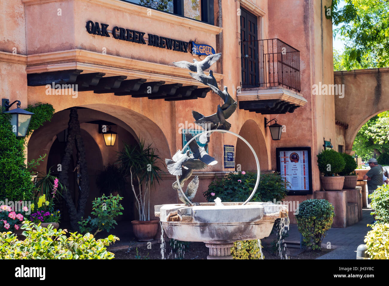 Tlaquepaque, Arts & Crafts Village, Sedona, Arizona; USA Stock Photo