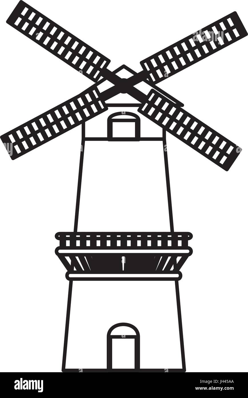 Farm windmill symbol icon vector illustration graphic design Stock ...