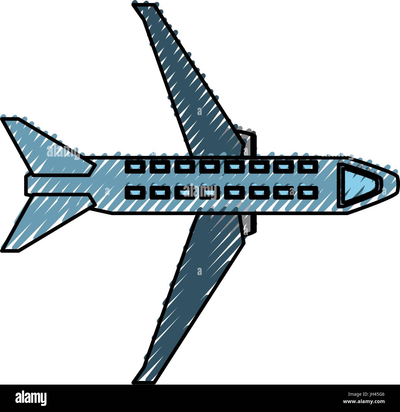 Airplane jet isolated icon vector illustration graphic design Stock ...