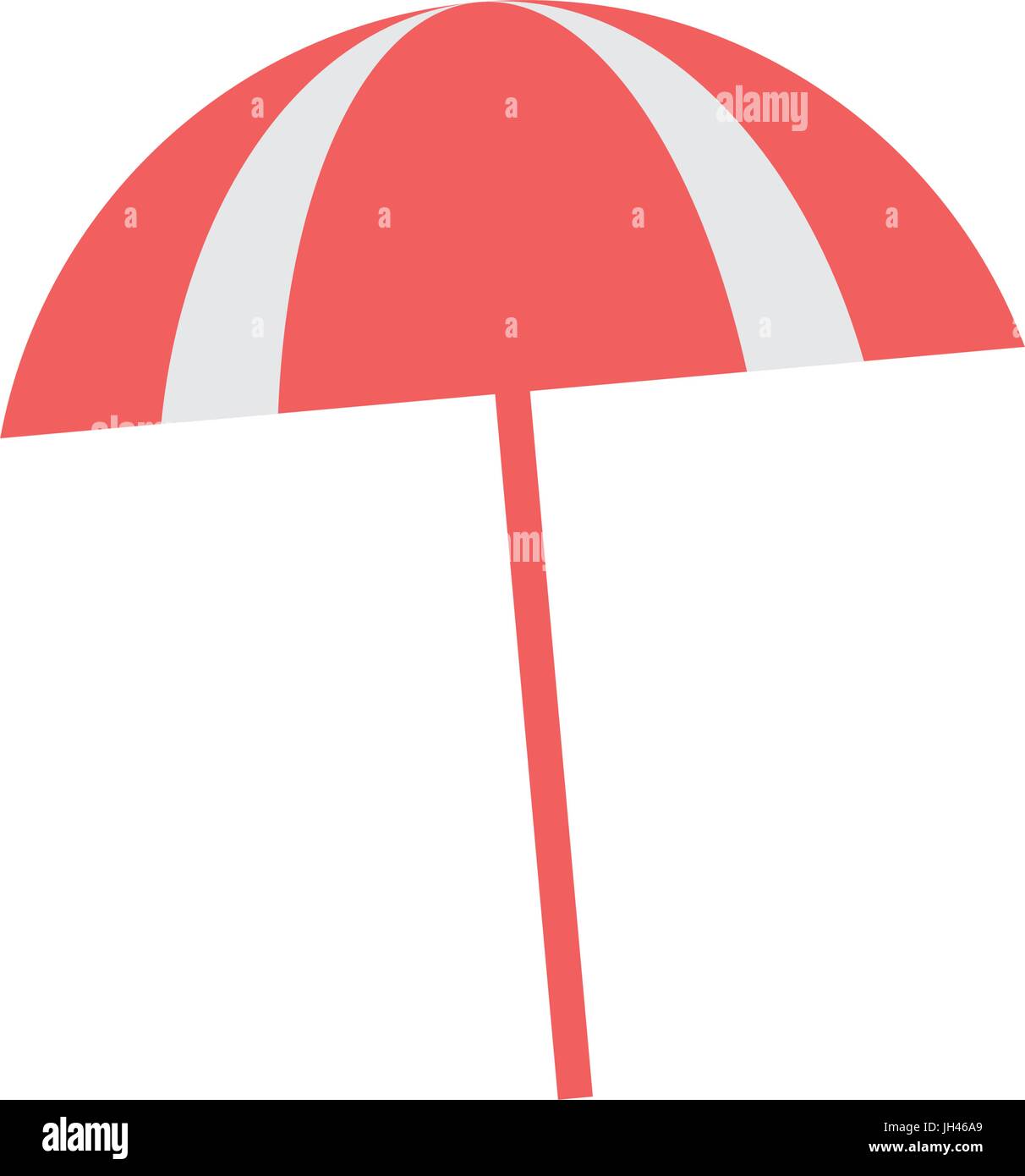 Beach umbrella isolated icon vector illustration graphic design Stock ...
