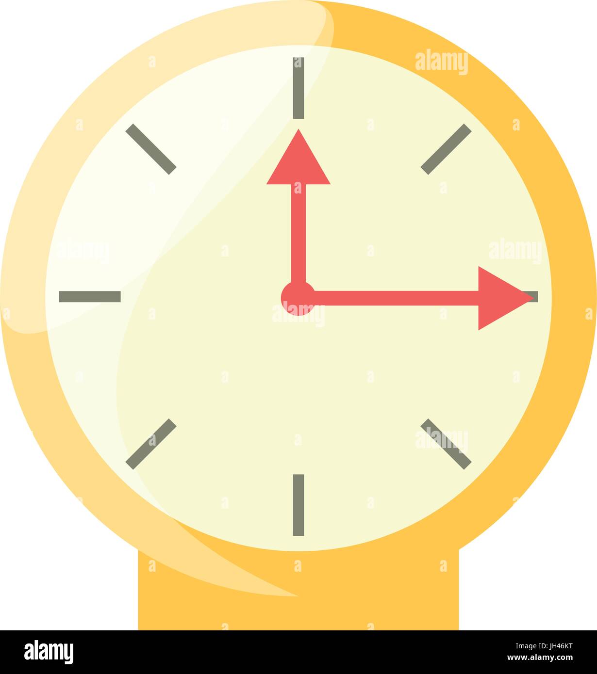 Clock time isolated icon vector illustration graphic design Stock ...