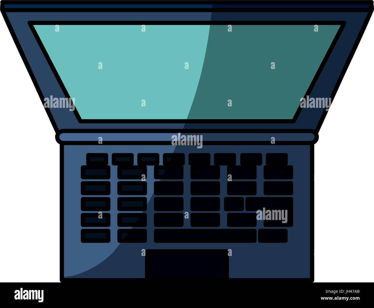 Laptop PC technology icon vector illustration graphic design Stock ...