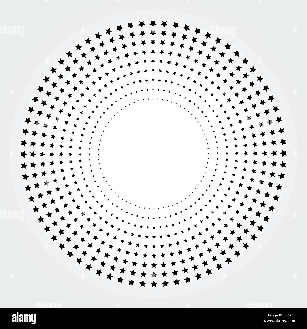 Halftone in Circle Motion black Stock Vector
