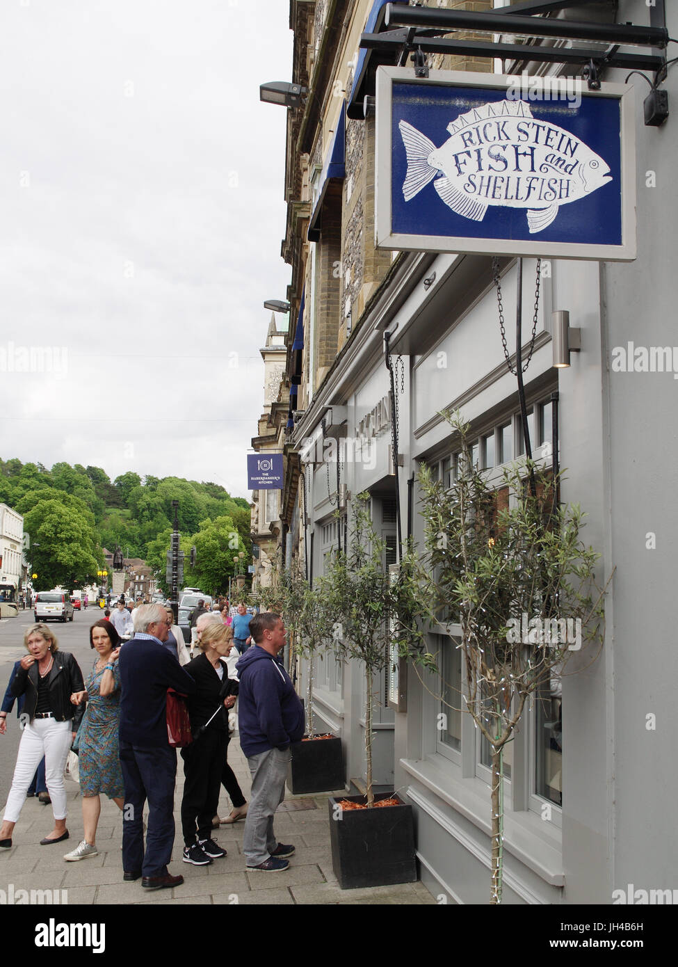 Celebrity chef, Rick Stein fish and shellfish restaurant in Winchester