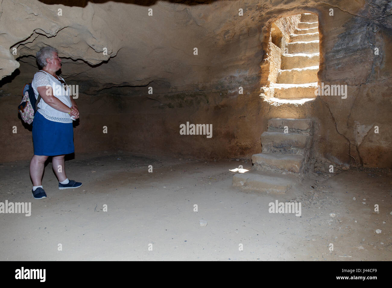 The Tombs of the Kings in Paphos, Cyprus Stock Photo - Alamy