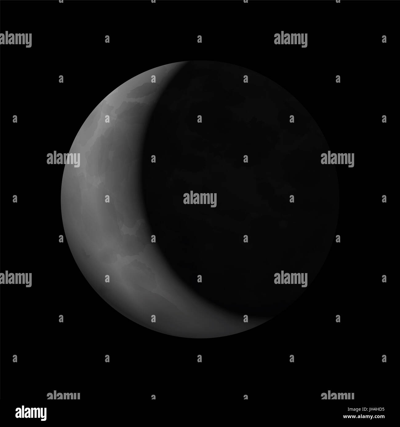 Waning crescent moon hires stock photography and images Alamy