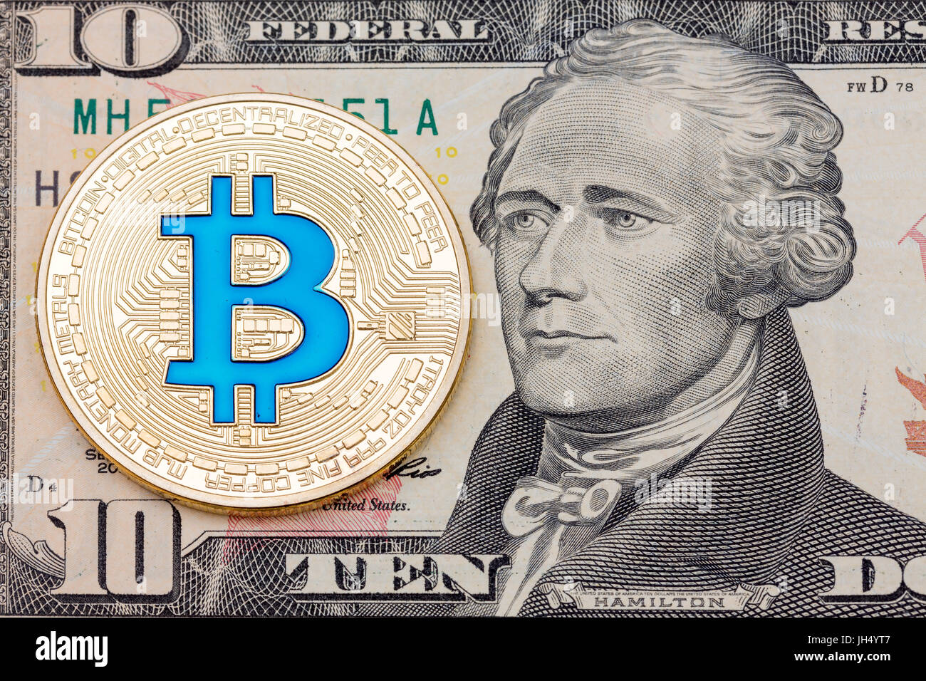 Ten dollar banknote hi-res stock photography and images - Alamy