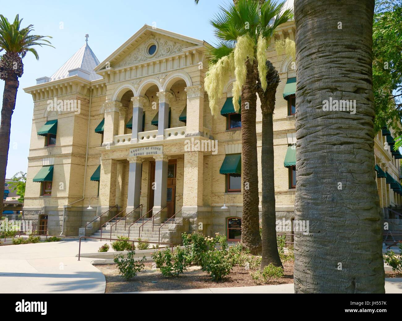 historic Kings County Court House Hanford CA Stock Photo Alamy