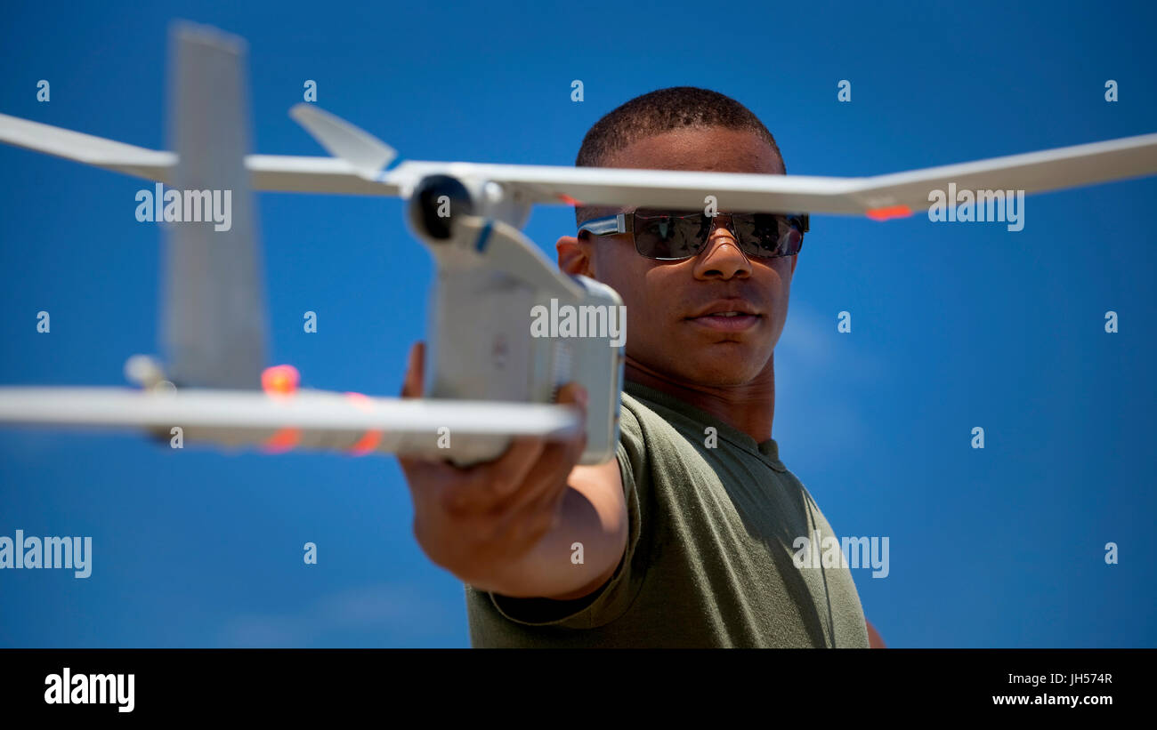 US military drones and unmanned aerial vehicles UAV's Stock Photo Alamy