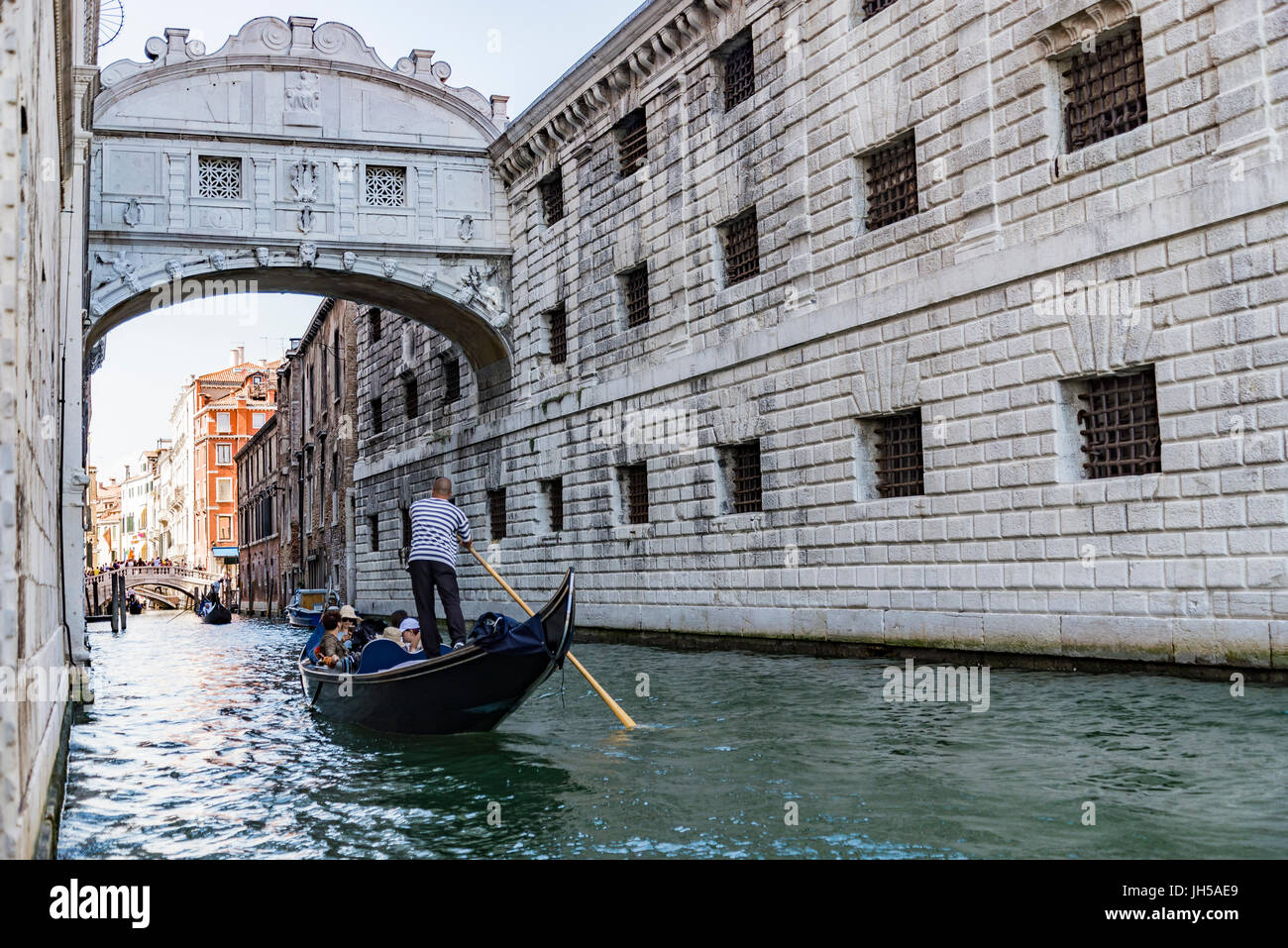 Venice Bridge of Sighs Stock Photo