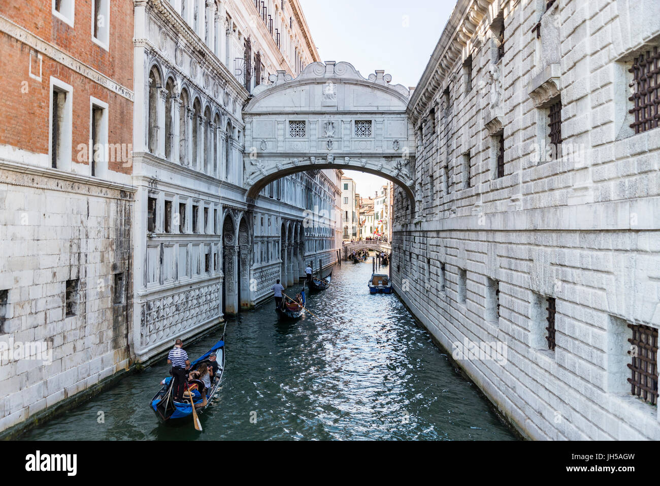 Venice Bridge of Sighs Stock Photo