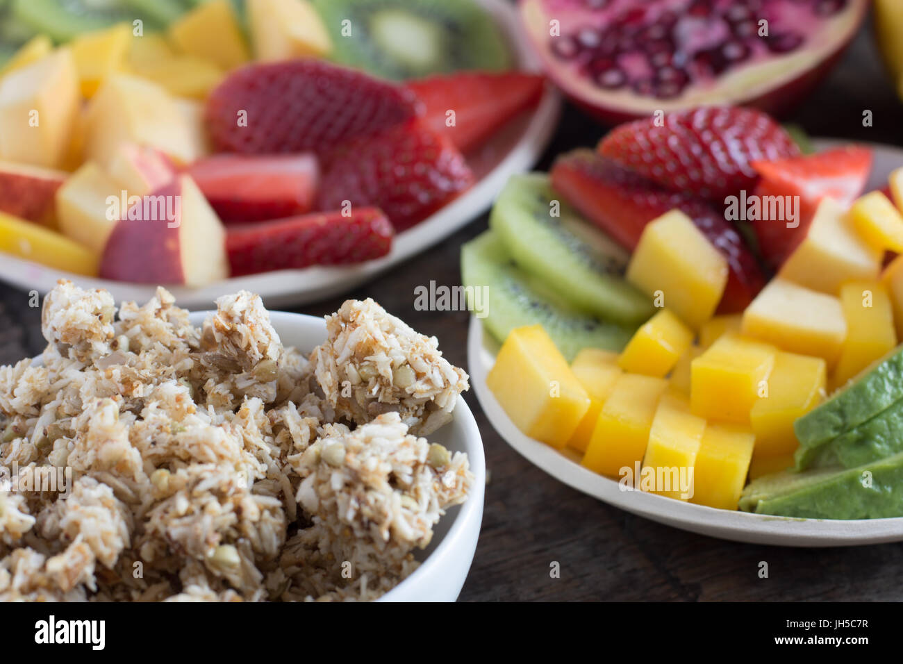 fruity breakfast Stock Photo
