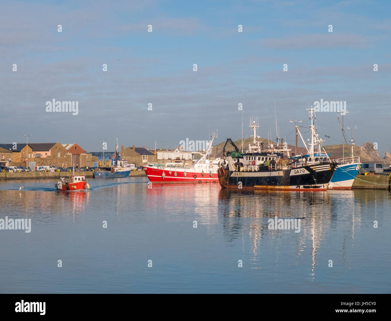 Howth Harbour - Ireland Stock Photo