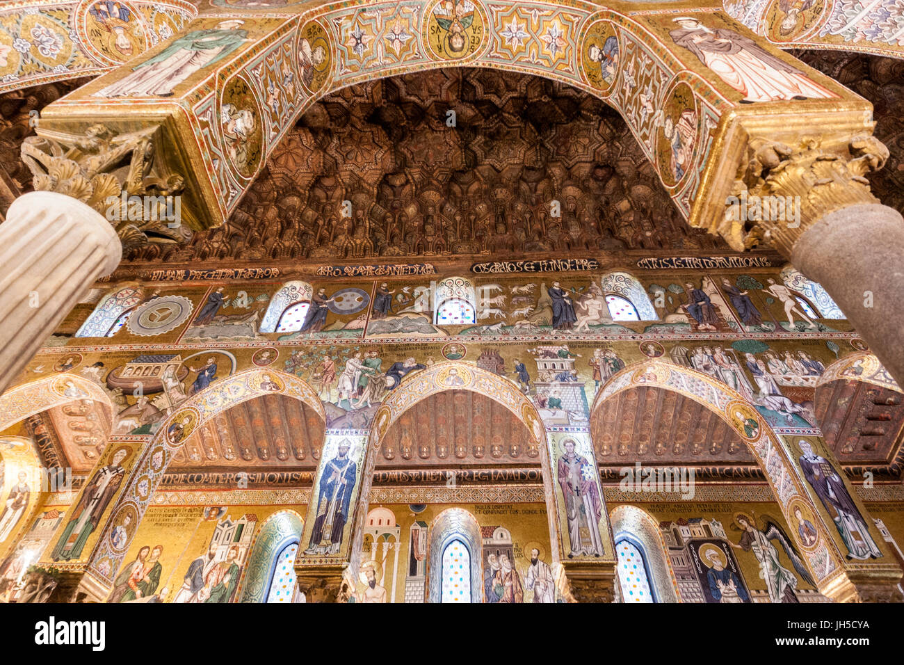 Cappella Palatina, Palatine Chapel,in Palazzo Reale, Palermo, Sicily