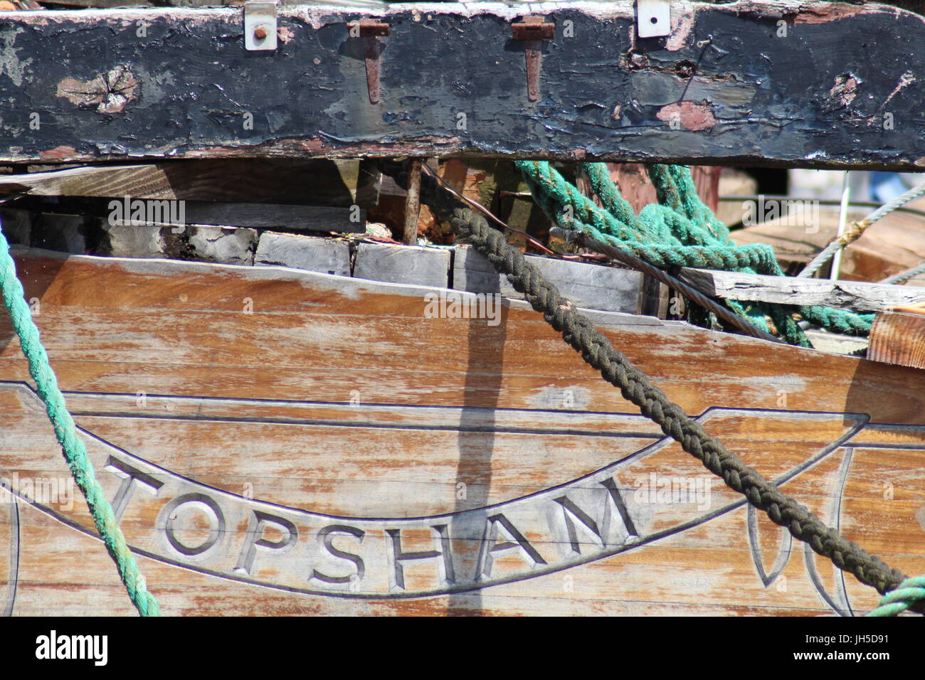 Boat Writing boat name, carved wood, lettering, carved letters, back of boat ...