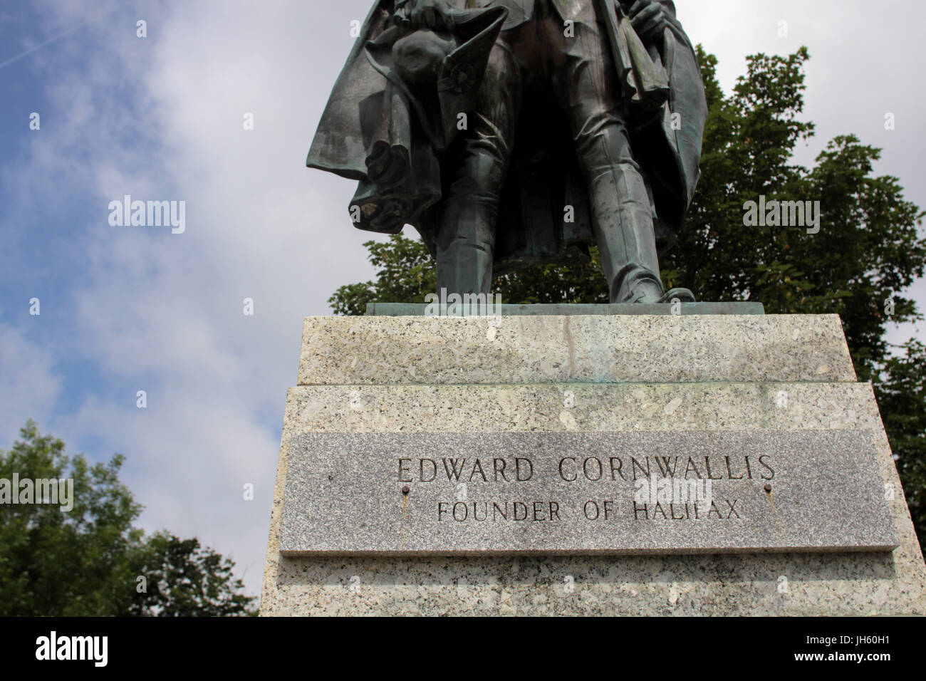 The Edward Cornwallis Statue In Halifax N S July 12 2017 THE the-edward-cornwallis-statue-in-halifax-n-s-july-12-2017-the