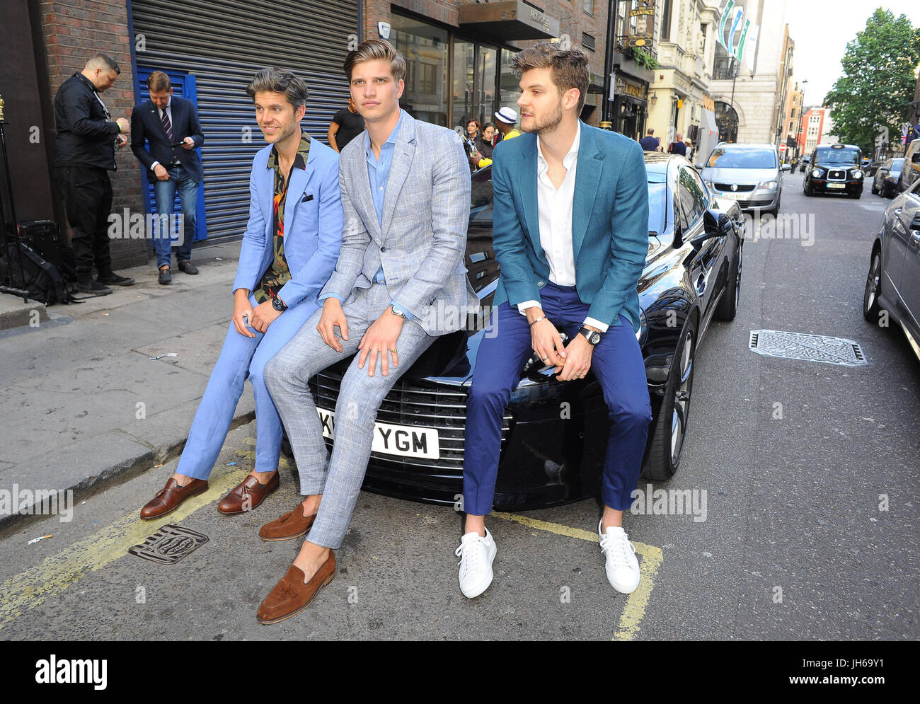 aston martin x hogan london fashion week men's cocktail party in