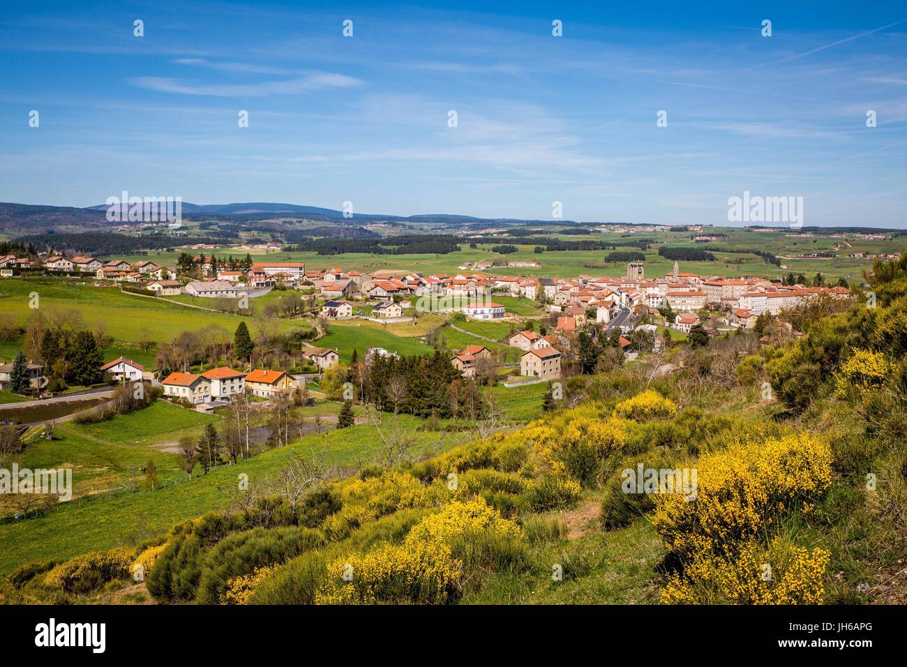 THE MAN-EATER OF GEVAUDAN,(43),HAUTE LOIRE,REGION AUVERGNE RHONE ALPES,FRANCE Stock Photo