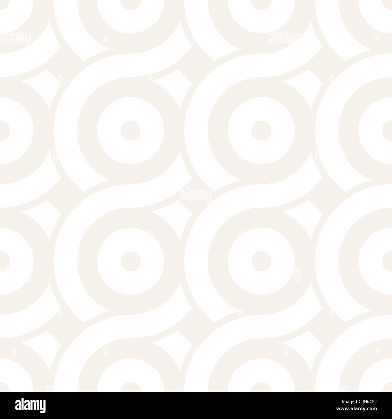 Vector seamless geometric pattern composed with circles and lines ...