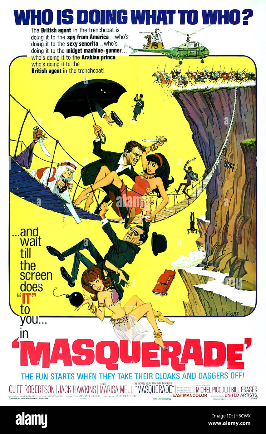 MASQUERADE 1965 United Artists film Stock Photo