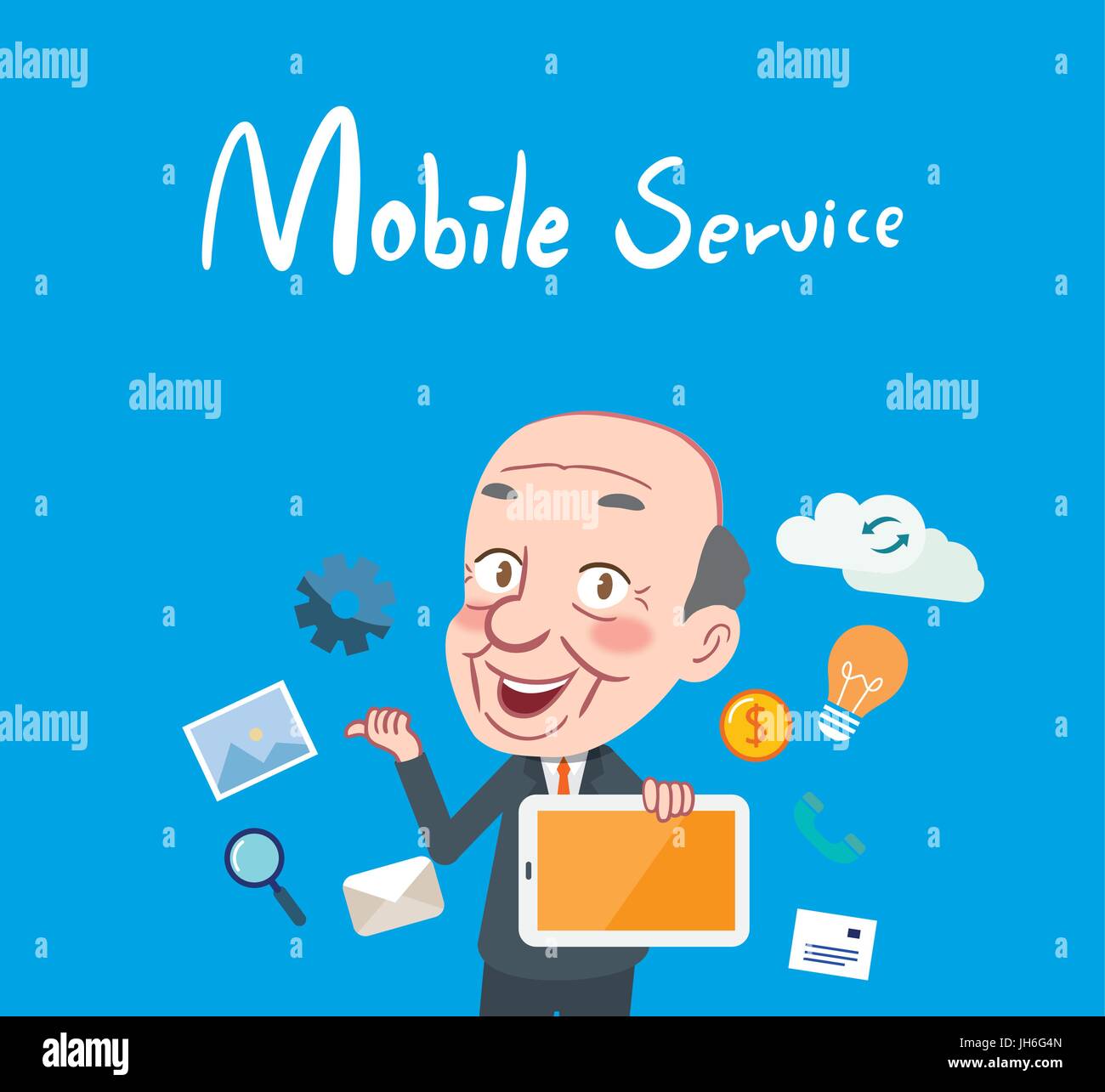 Drawing flat character design solving concept Stock Vector Image & Art ...