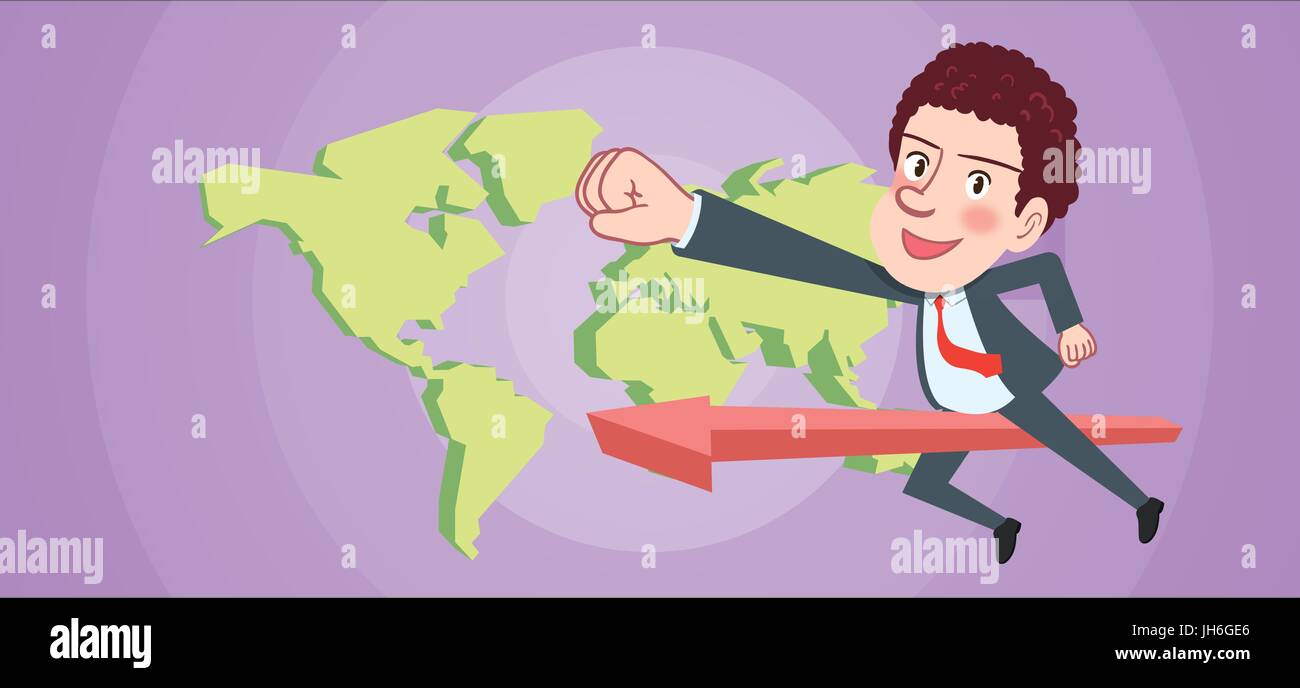 Drawing flat character design global business concept Stock Vector ...