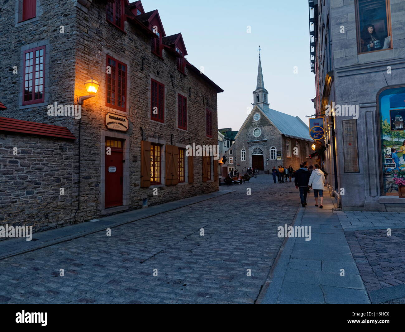 NotreDamedesVictoires Church at Place Royale in old Quebec city