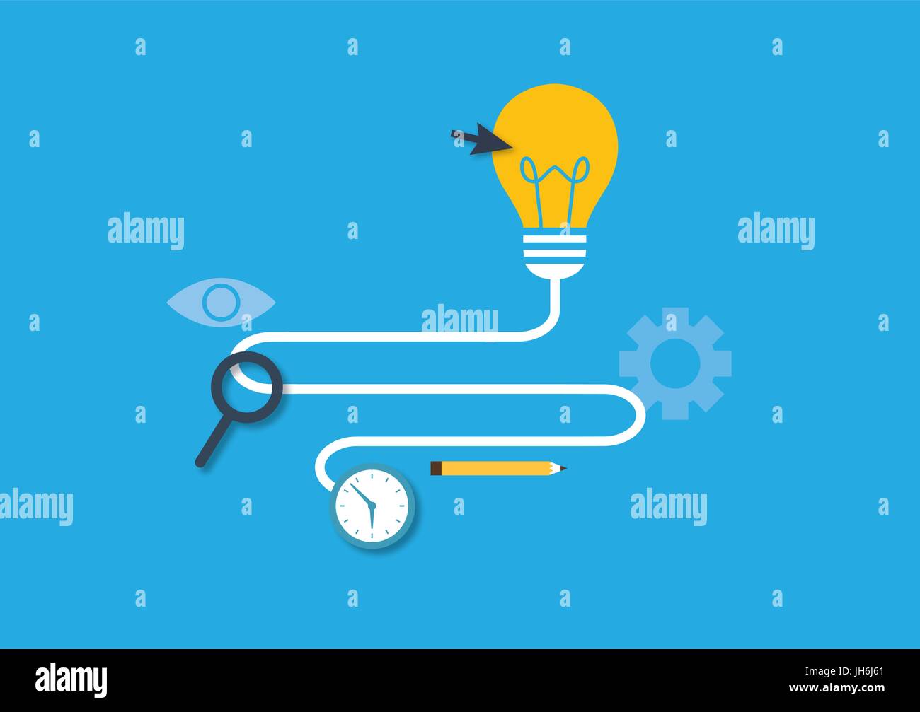 Set of flat illustration design business concept Stock Vector Image ...