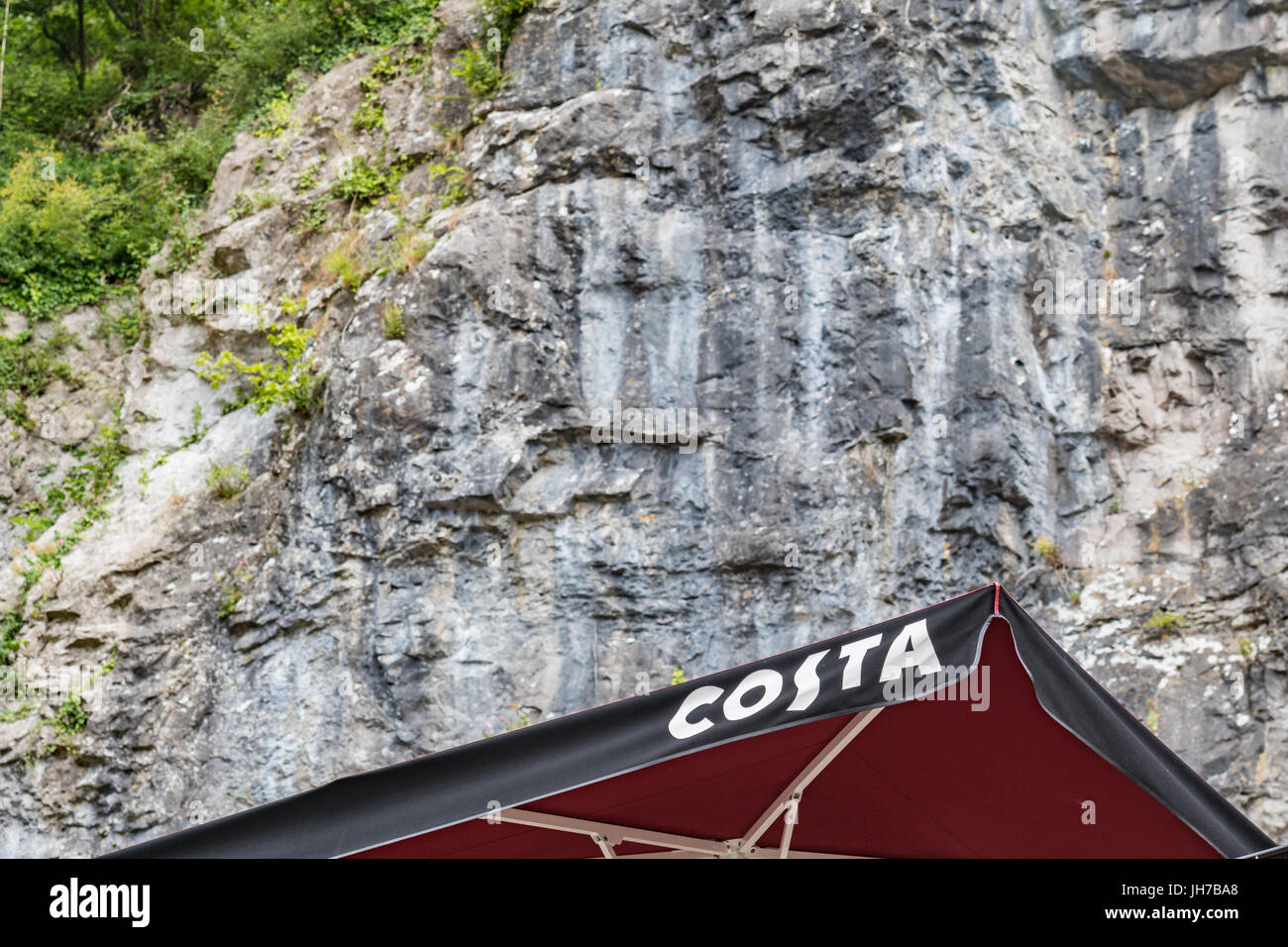 Rock Climbing Cheddar Stock Photo Alamy