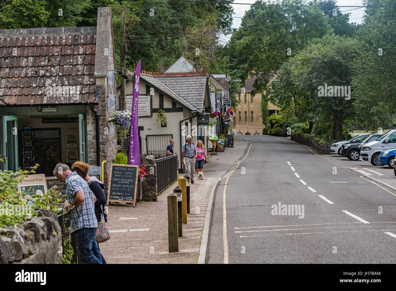Rock Climbing Cheddar Stock Photo Alamy