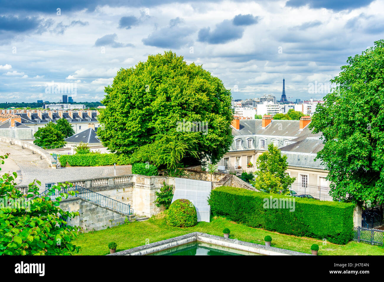 Beautiful views from Parc de SaintCloud Stock Photo Alamy