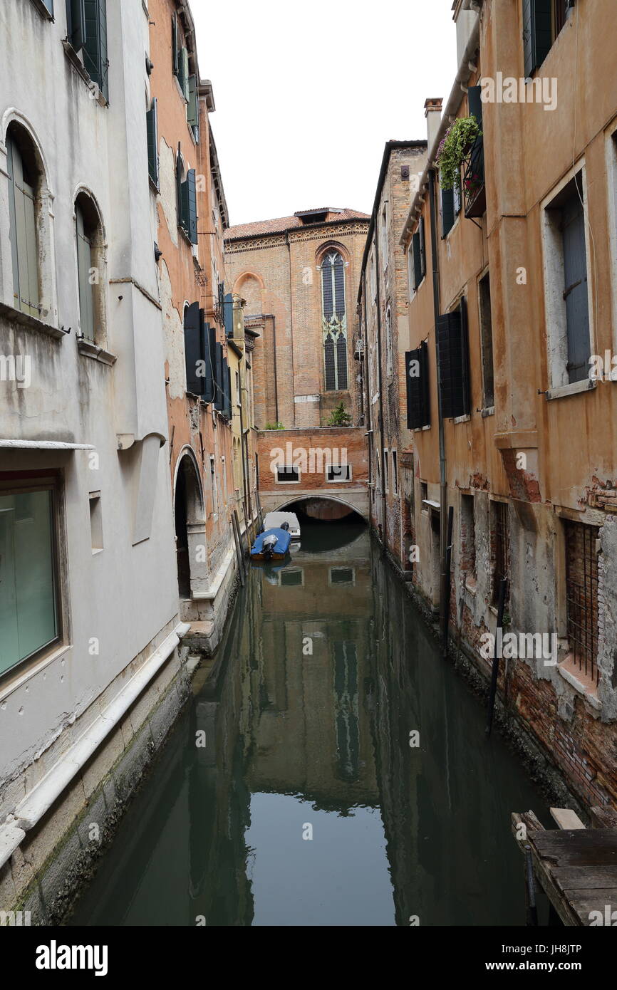 colorful houses and canal in Venice, Italy Stock Photo - Alamy