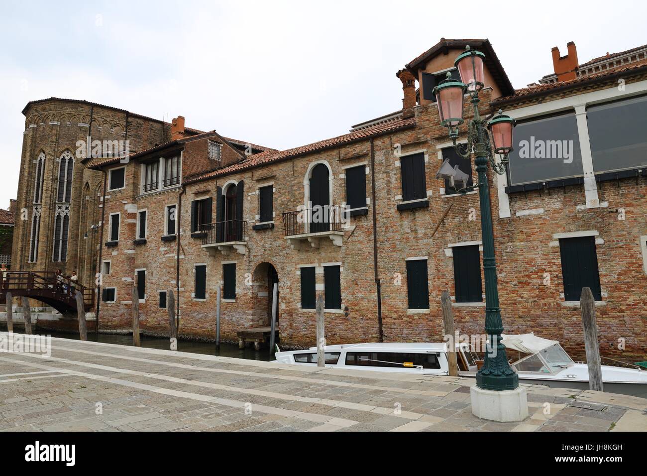 colorful houses and canal in Venice, Italy Stock Photo - Alamy