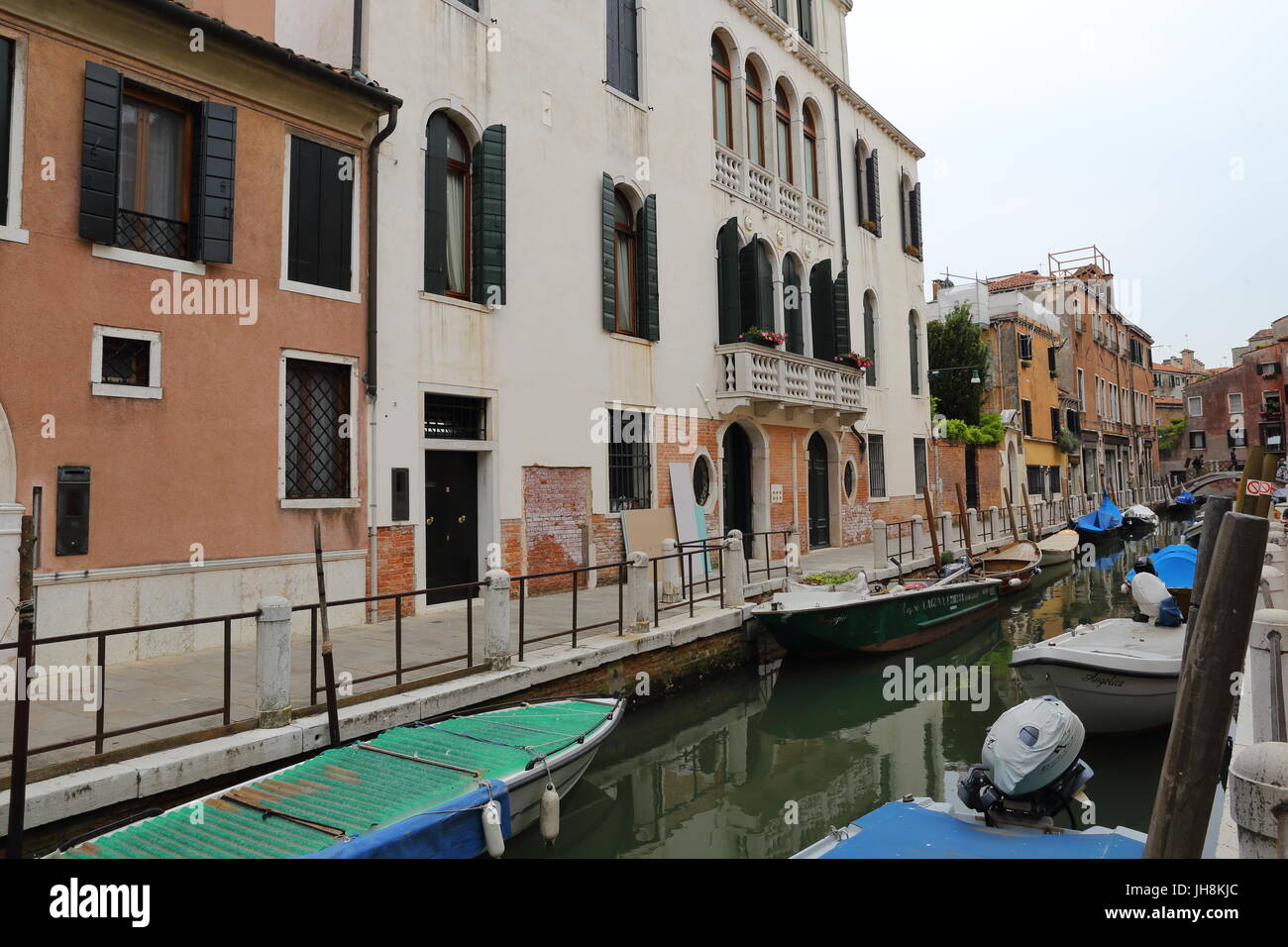 colorful houses and canal in Venice, Italy Stock Photo - Alamy