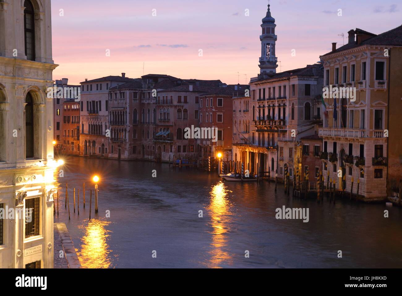 colorful houses and canal in Venice, Italy Stock Photo - Alamy