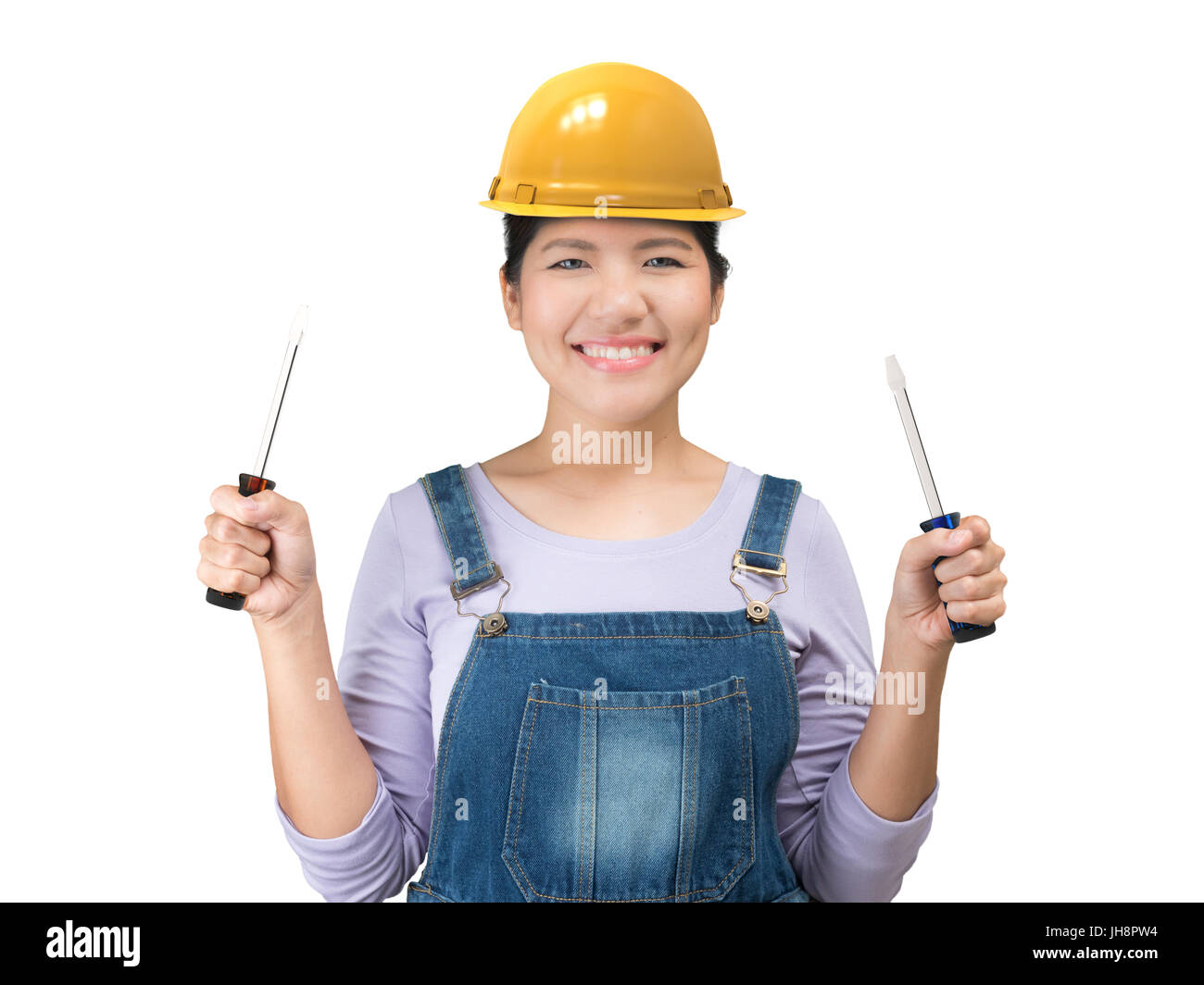 Wearing safety helmet hi-res stock photography and images - Alamy