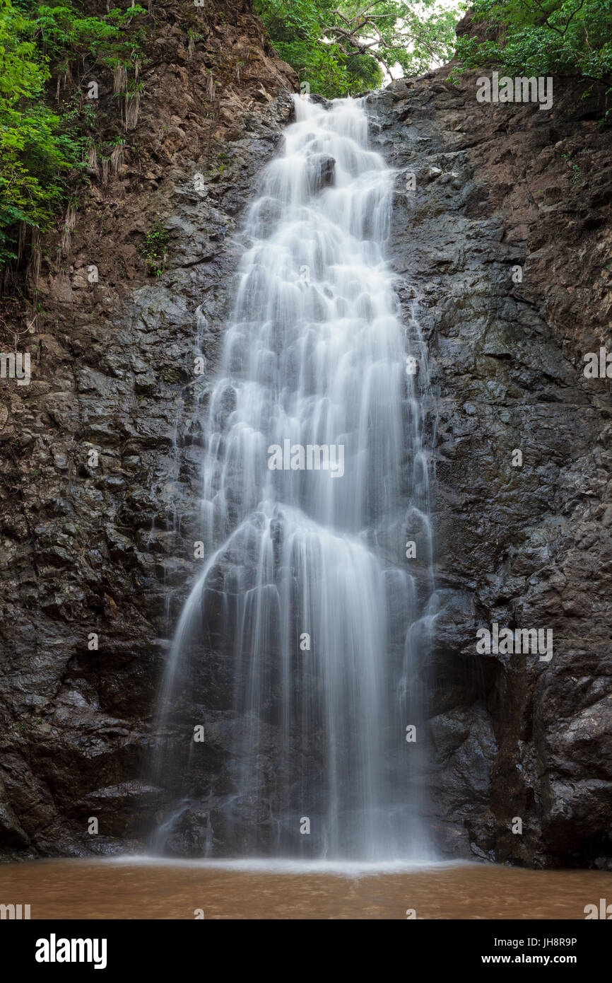Montezuma waterfall in Costa Rica Stock Photo