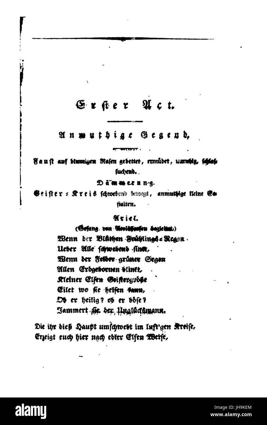 Faust II (Goethe) 003 Stock Photo Alamy